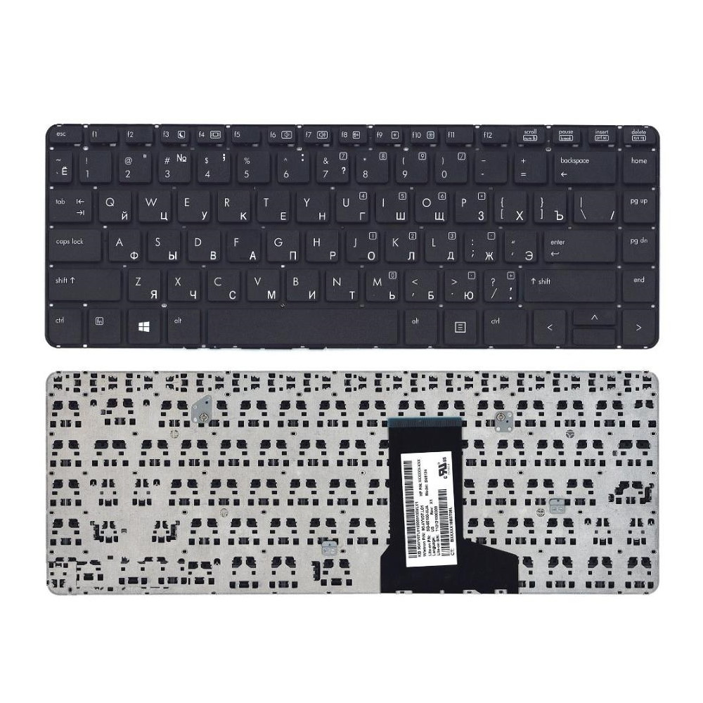 Клавиатура для ноутбука HP ProBook 430 G0 430 G1 Черная без рамки