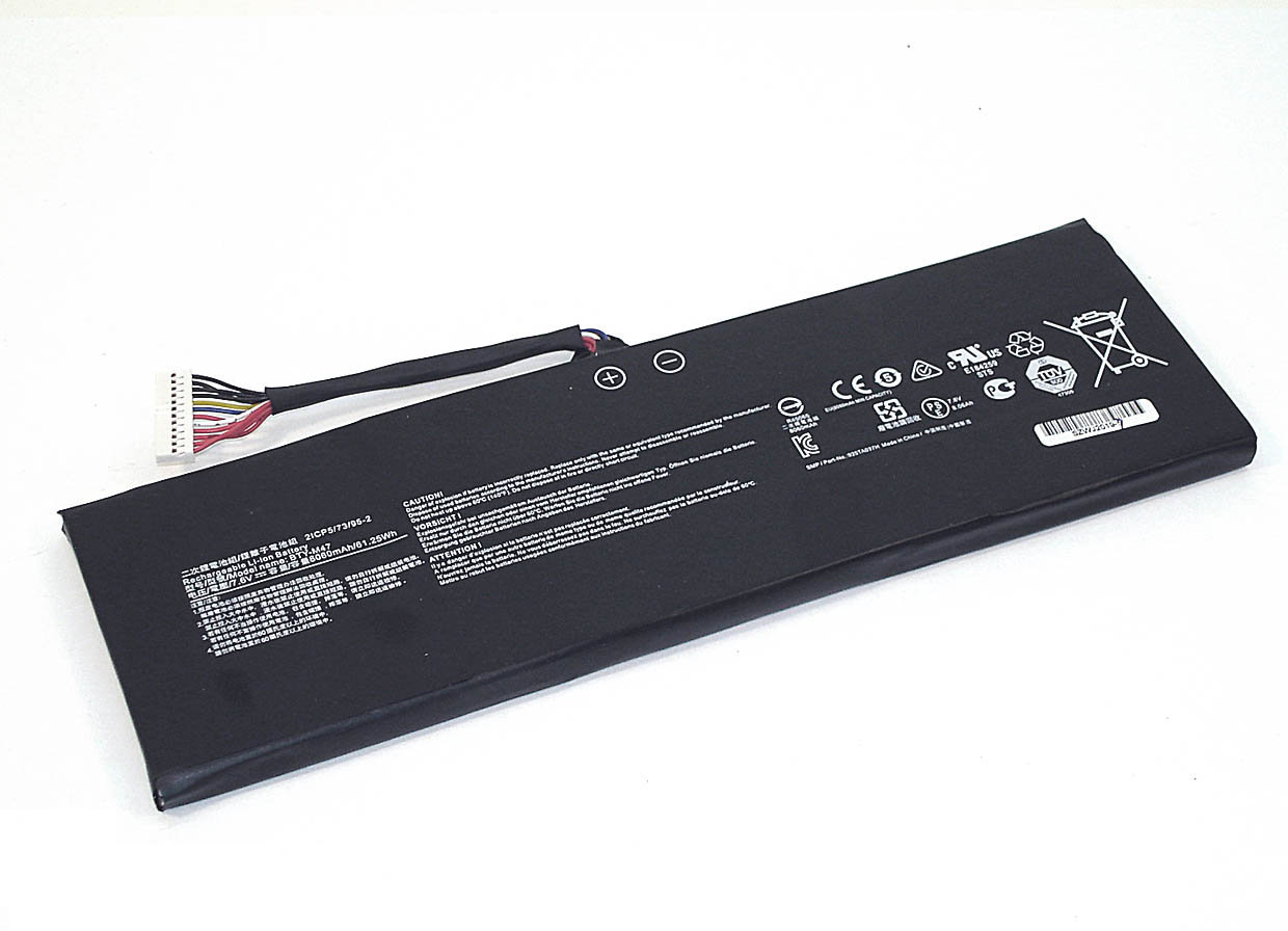 Аккумулятор для ноутбука MSI GS40 6QE GS43 (7.6V 8060mAh) BTY-M47 Original