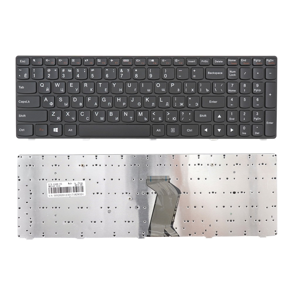 Клавиатура для ноутбука Lenovo G500 G505 G510 G700 G710 Черная