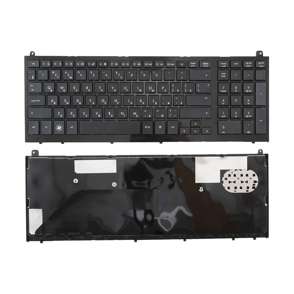 Клавиатура для ноутбука HP ProBook 4520s 4525s 4720s Черная с рамкой