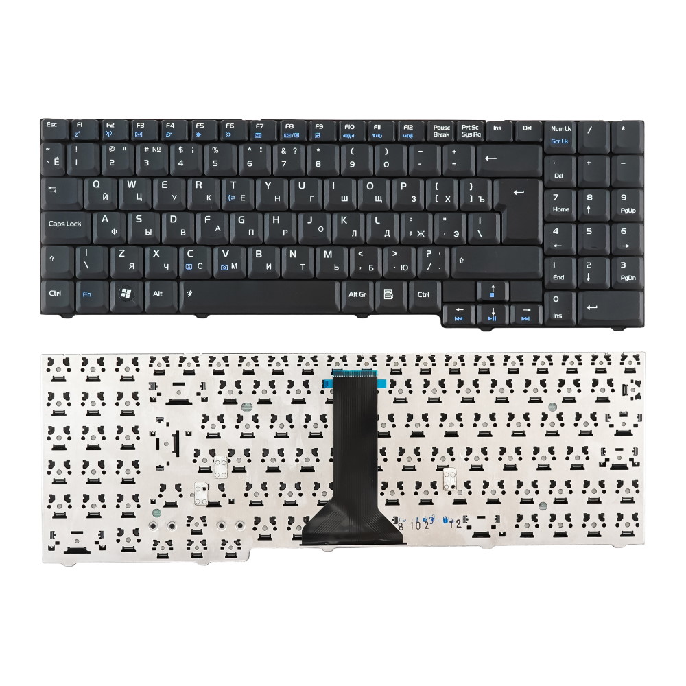 Клавиатура для ноутбука Asus M51 M51V X55SR F7 F7E F7F Черная
