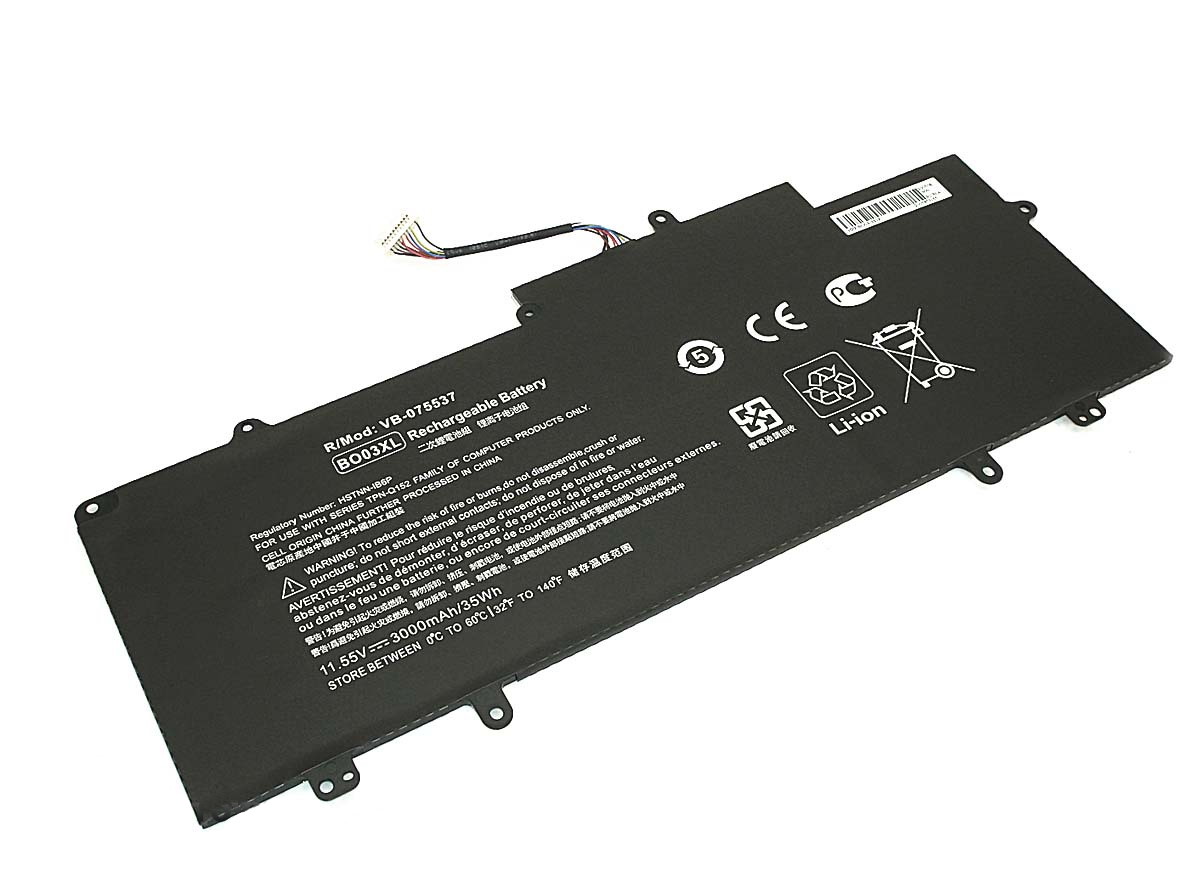 Аккумулятор для HP Chromebook 14 (11.55V 3000mAh) BO03XL HSTNN-IB6C OEM